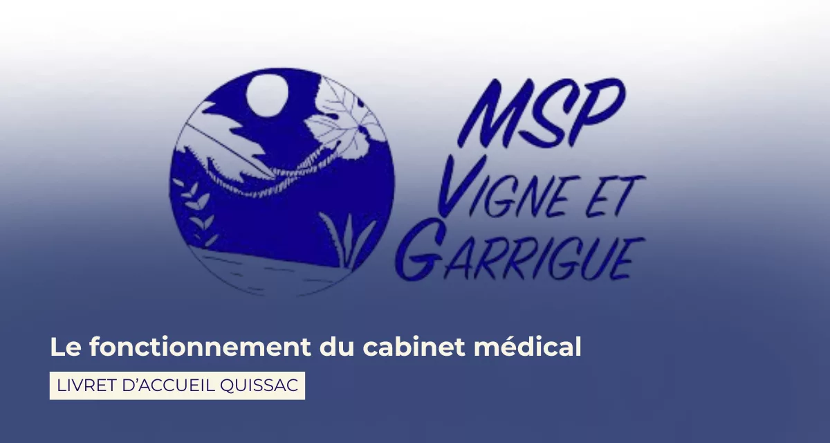 Ouverture et fermeture du cabinet